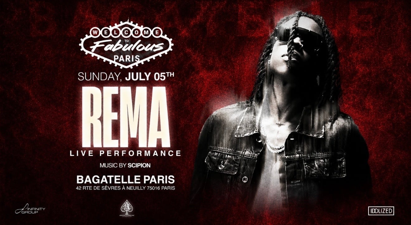 Fabulous Sunday July 05th - Rema Live Performance -Bagatelle