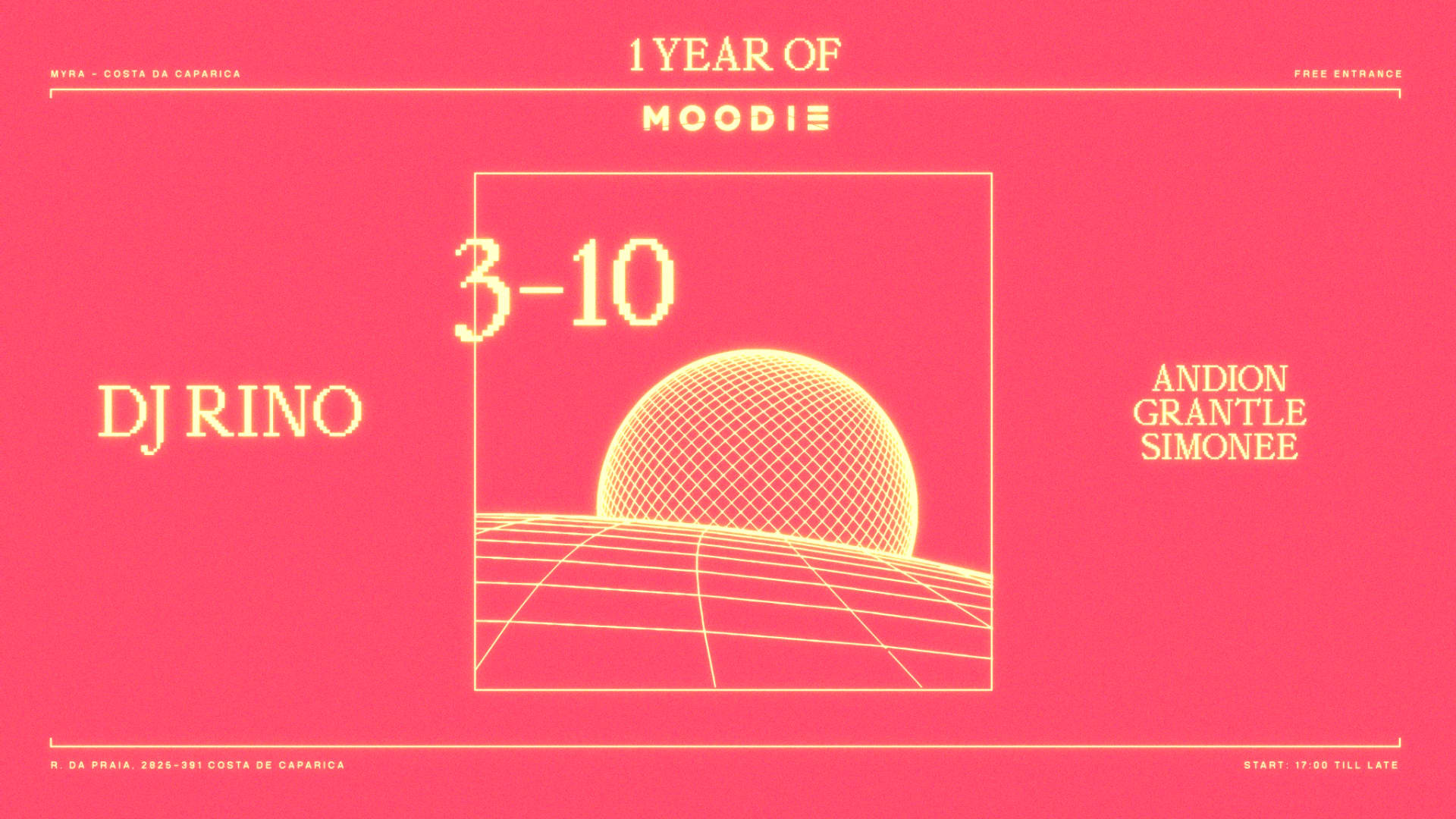 1 Year - Moodie Invites Dj Rino @ Myra X Barracuda
