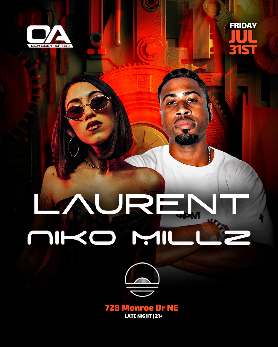 Laurent + Niko Millz At Odyssey After