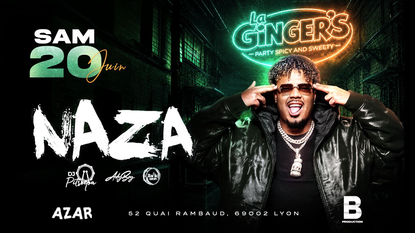 La Ginger's X Naza In Azar Club