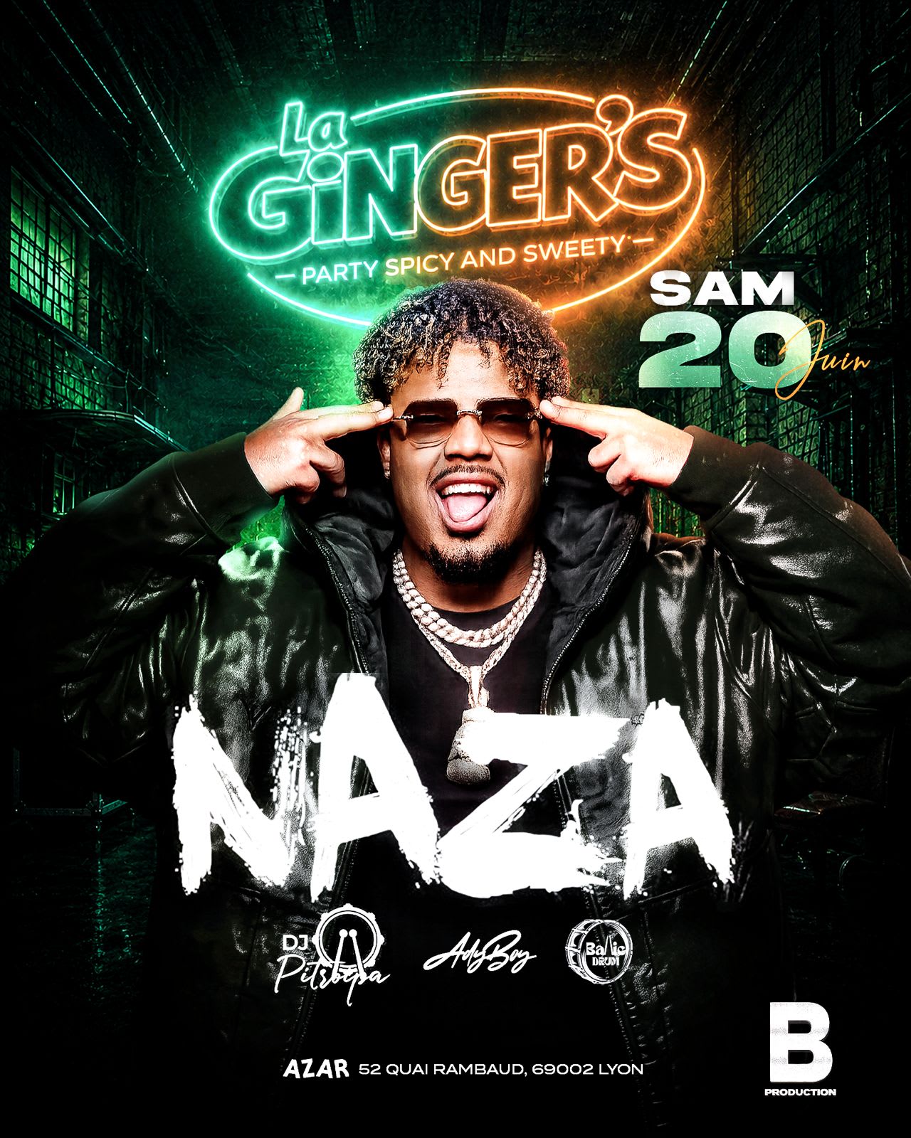 La Ginger's X Naza In Azar Club
