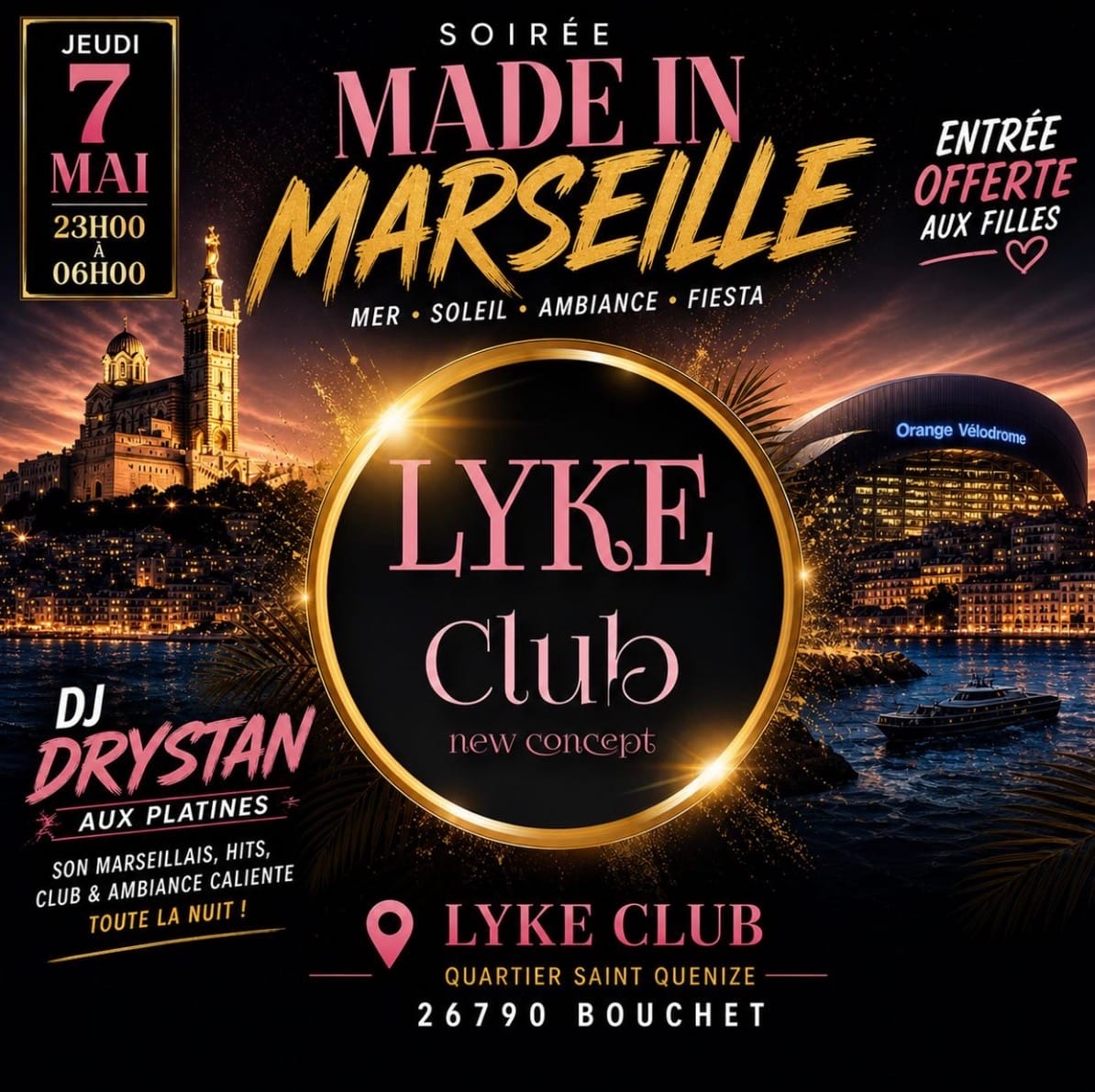Soirée Made In Marseille By Dj Drystan