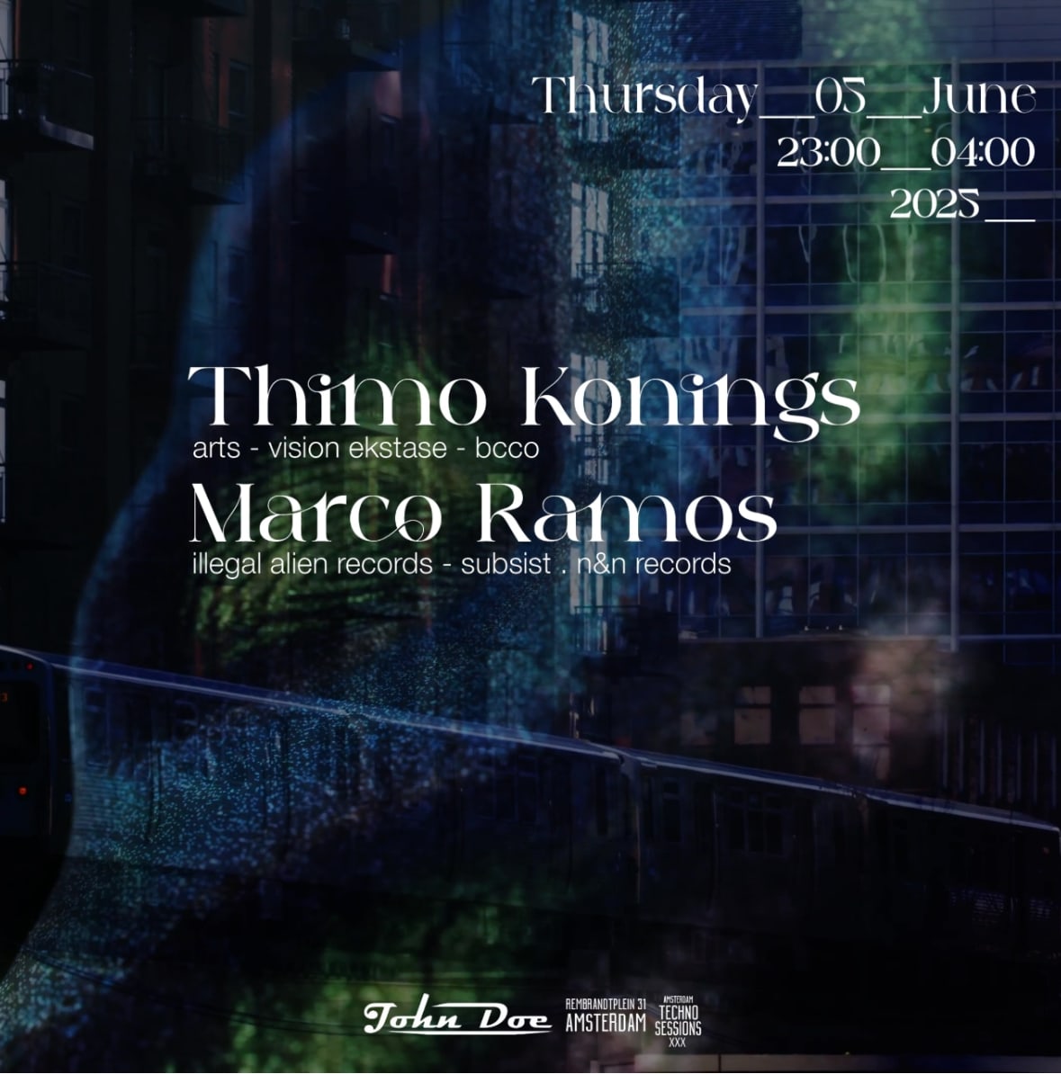 Amsterdam Techno Sessions With Thimo Konings (Arts)