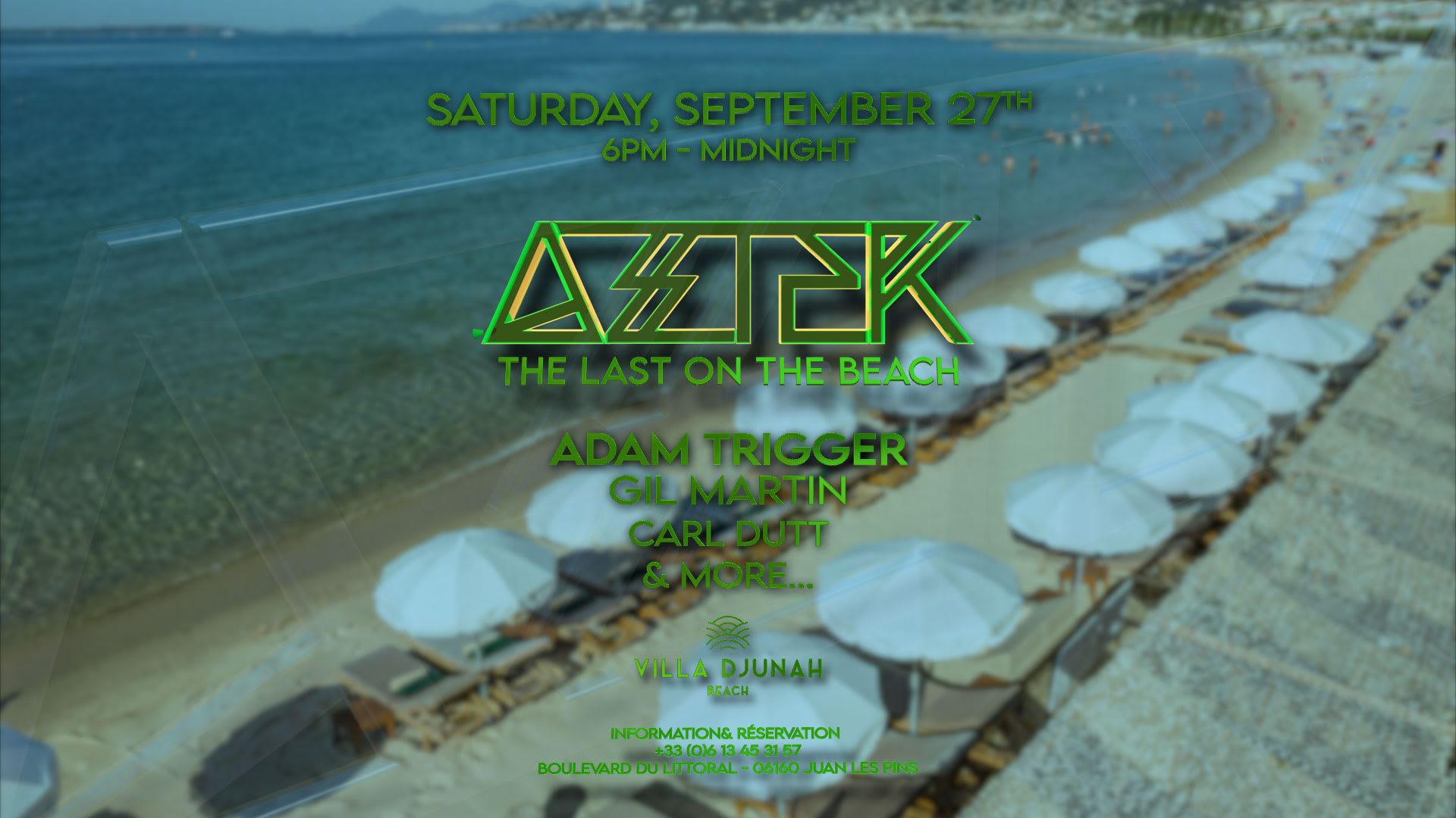 Aztek On The Beach X Villa Djunah Beach - 27.09.25 -