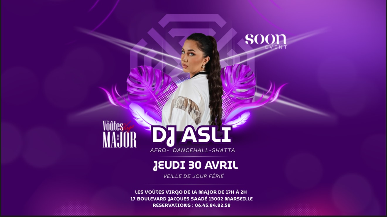 Dj Asli - Afro/Shatta - Entrée Gratuite
