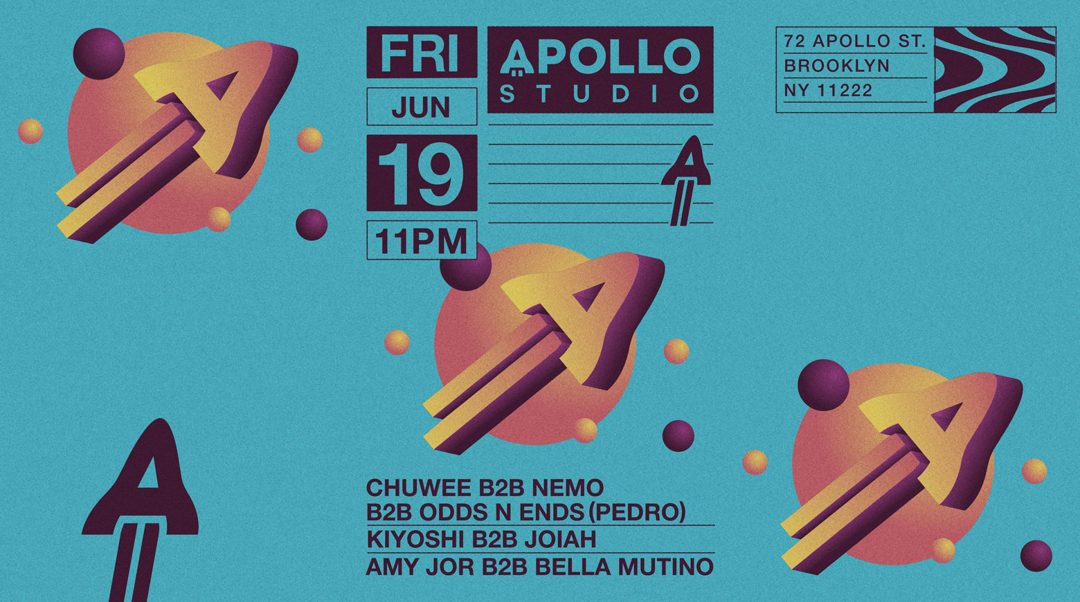 Apollo Showcase W/Kiyoshi B2b Joiah, Chuwee B2b Nemo