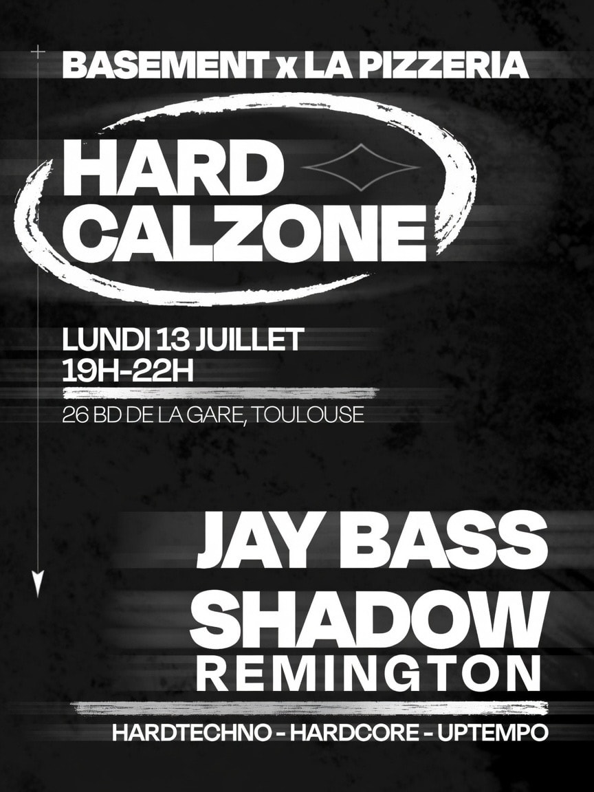 Hard Calzone - Basement X Rave Lucide X Redden Black