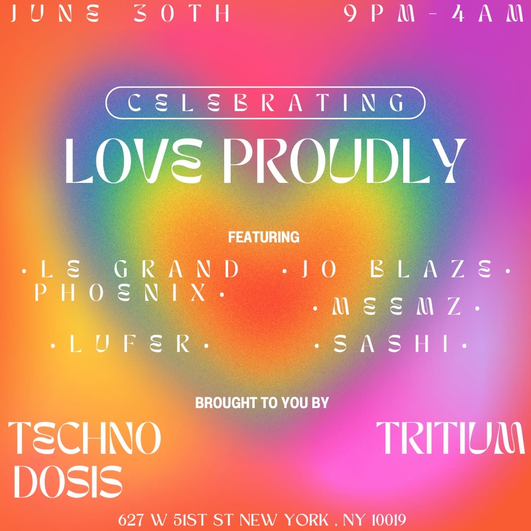 Sound Volt . Love Proudly: Tech House Dance Festival