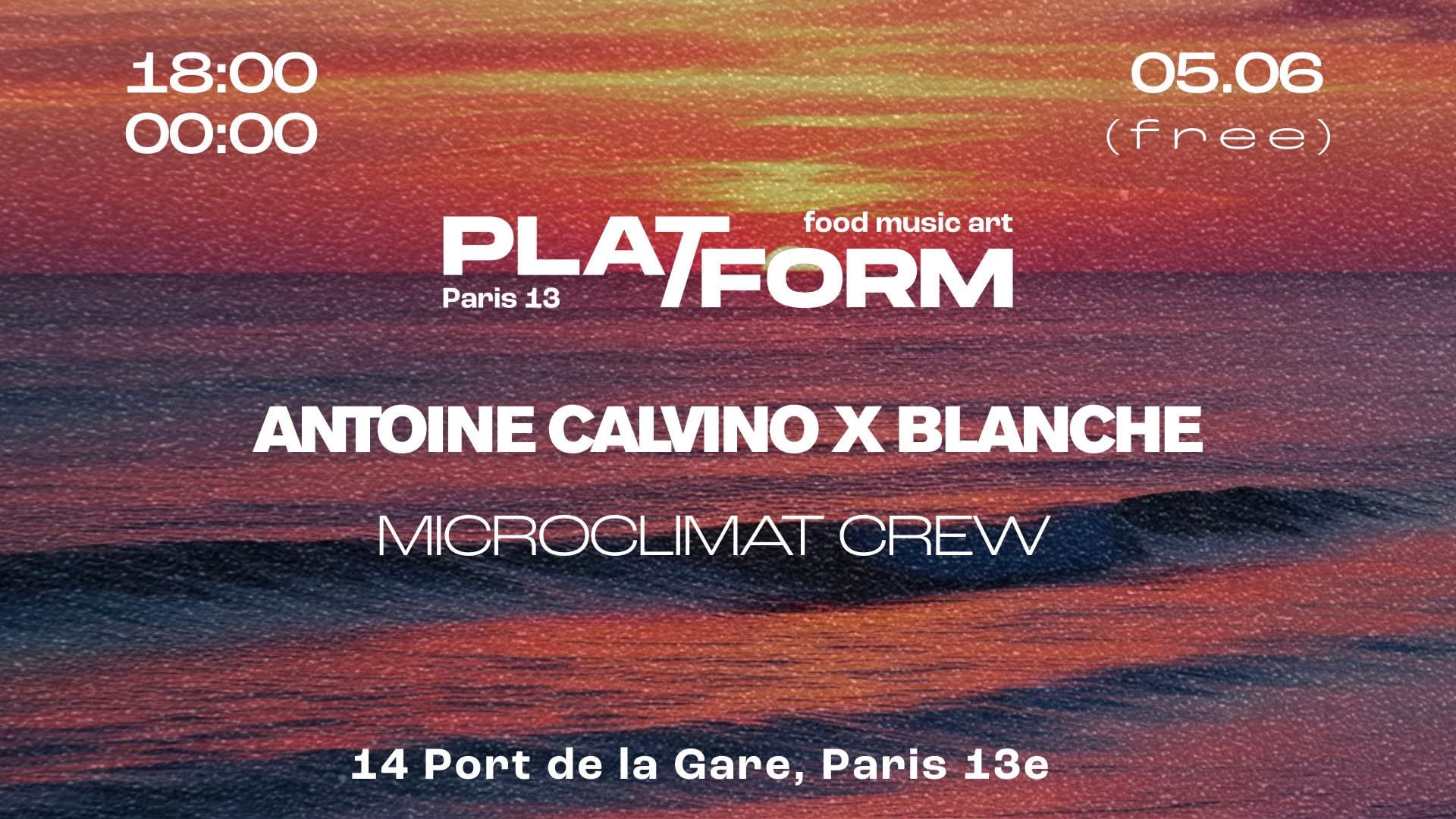 Antoine Calvino X Blanche • Microclimat Crew • Free