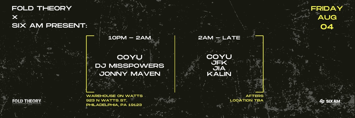 Fold Theory X Six Am Present: Coyu