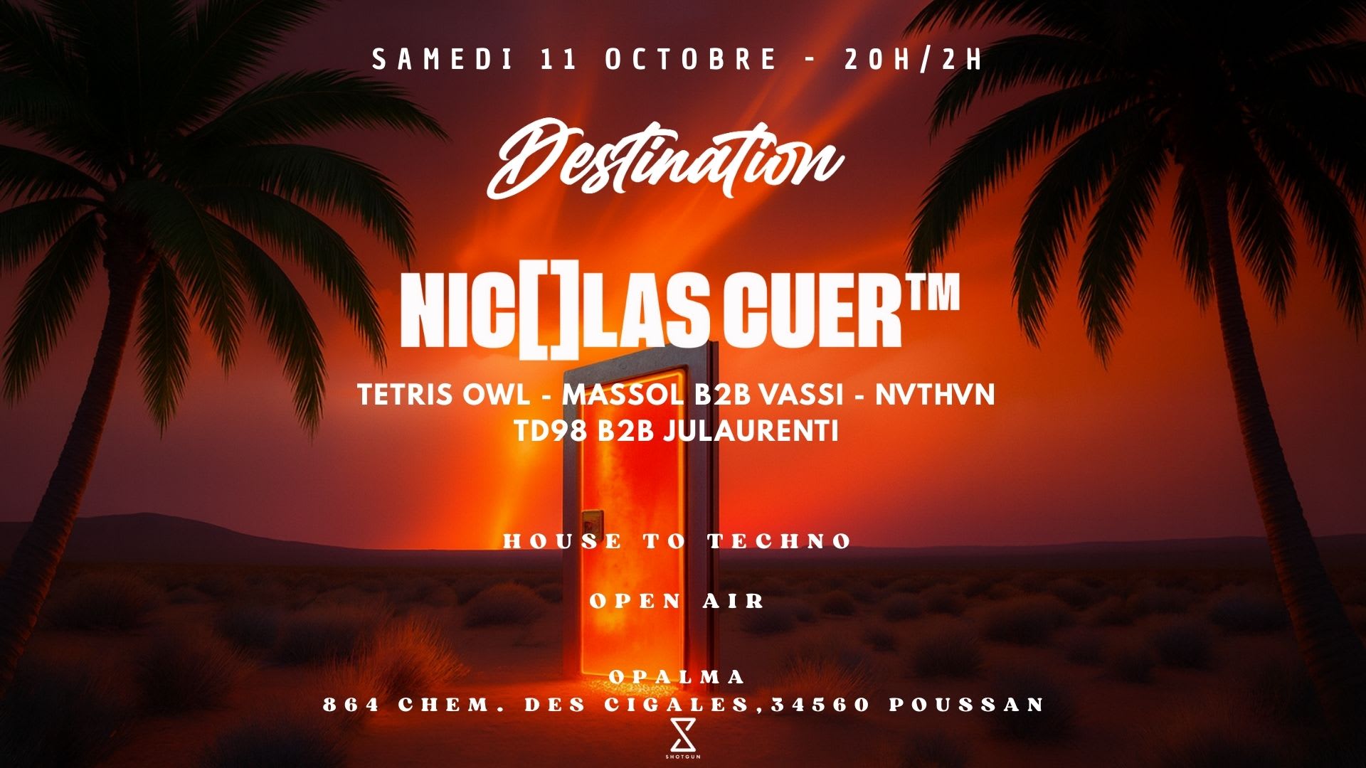Destination Festival Opalma Closing Summer Saison