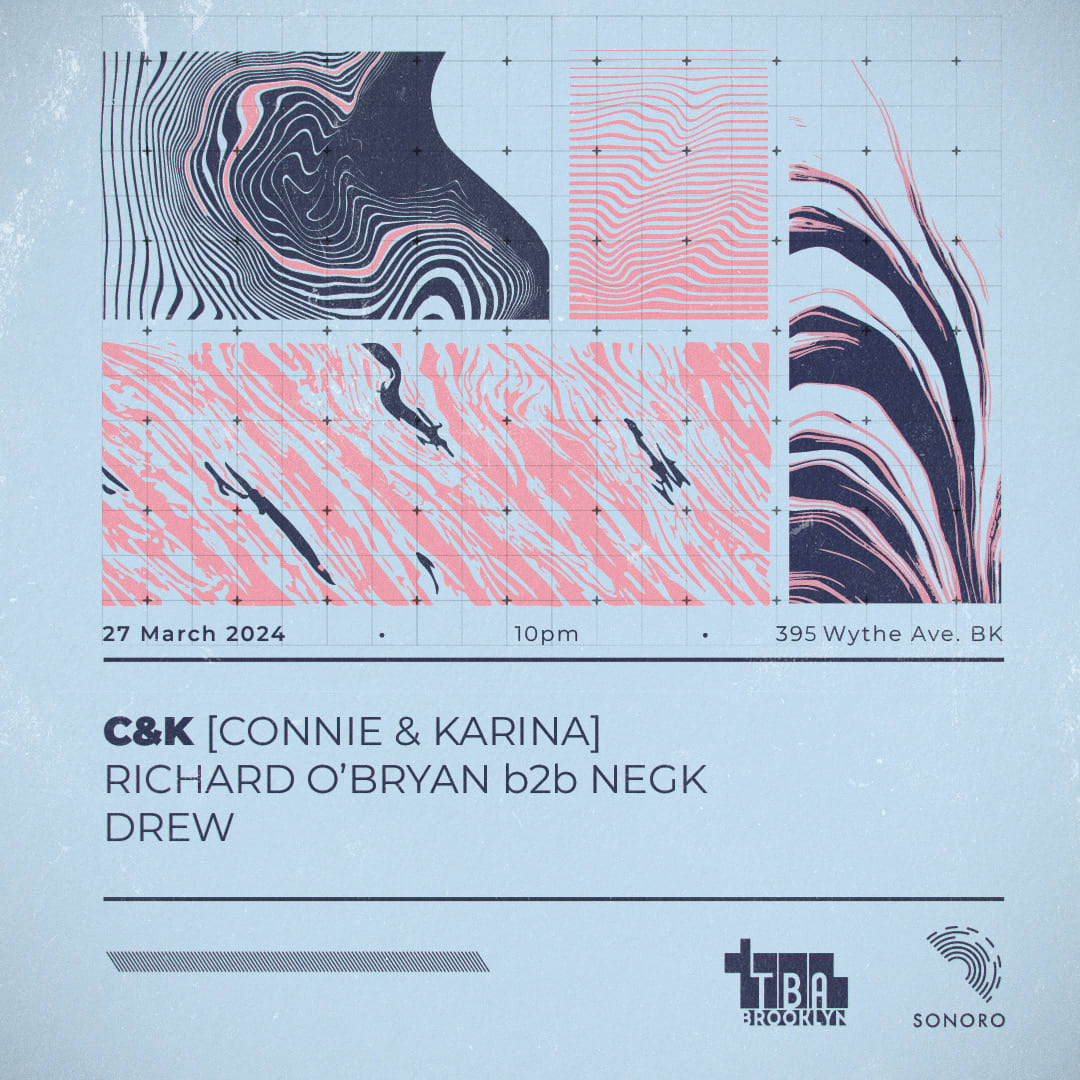 Sonoro Presents: C&K, Richard O'bryan, Negk, Drew.