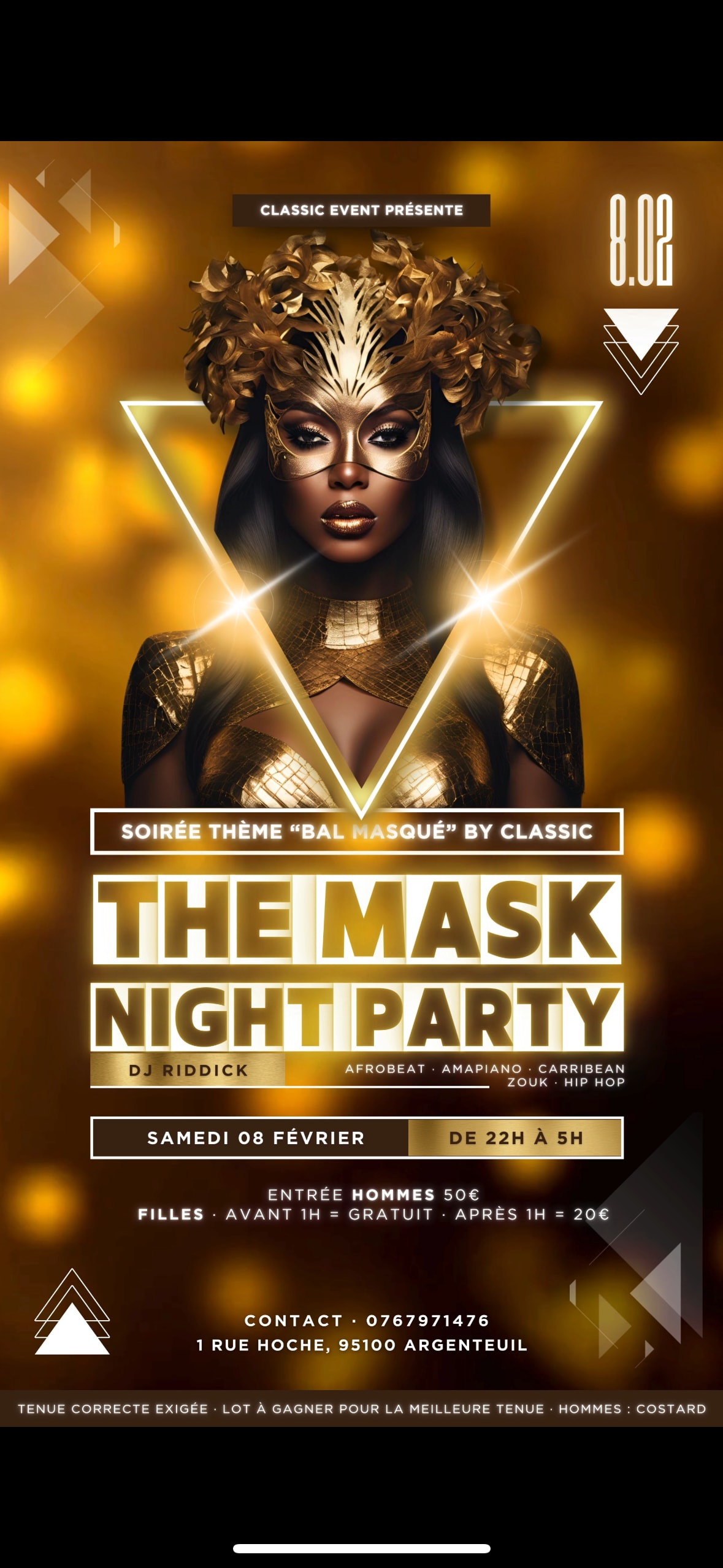 The Night Mask Party By Classic Men