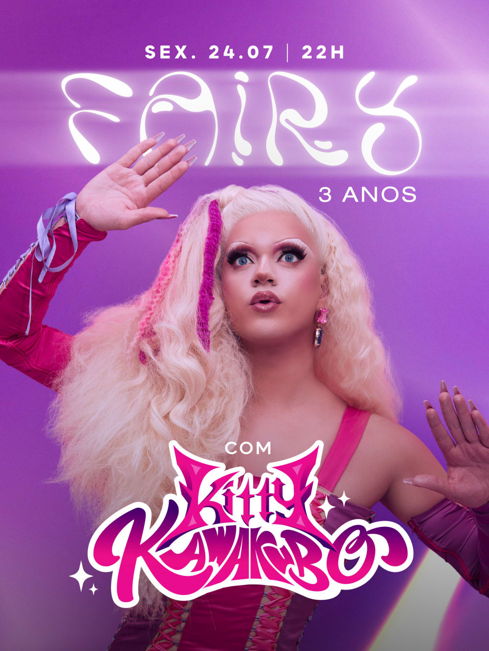 24/07: Fairy 3 Anos Com Kitty Kawakubo