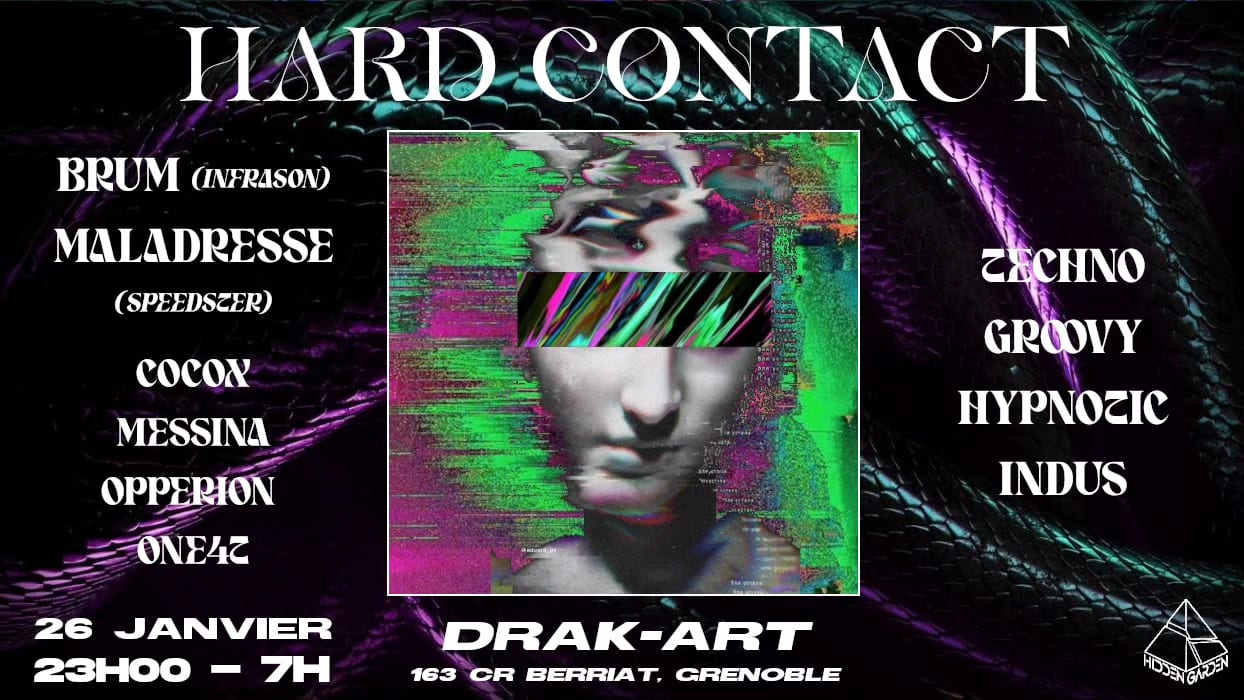 Hard Contact By Hidden Garden - Groovy To Hypnotic Techno