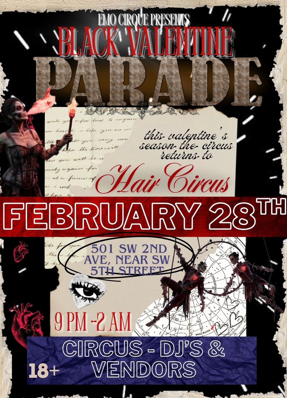 Emo Cirque: Black Valentine Parade