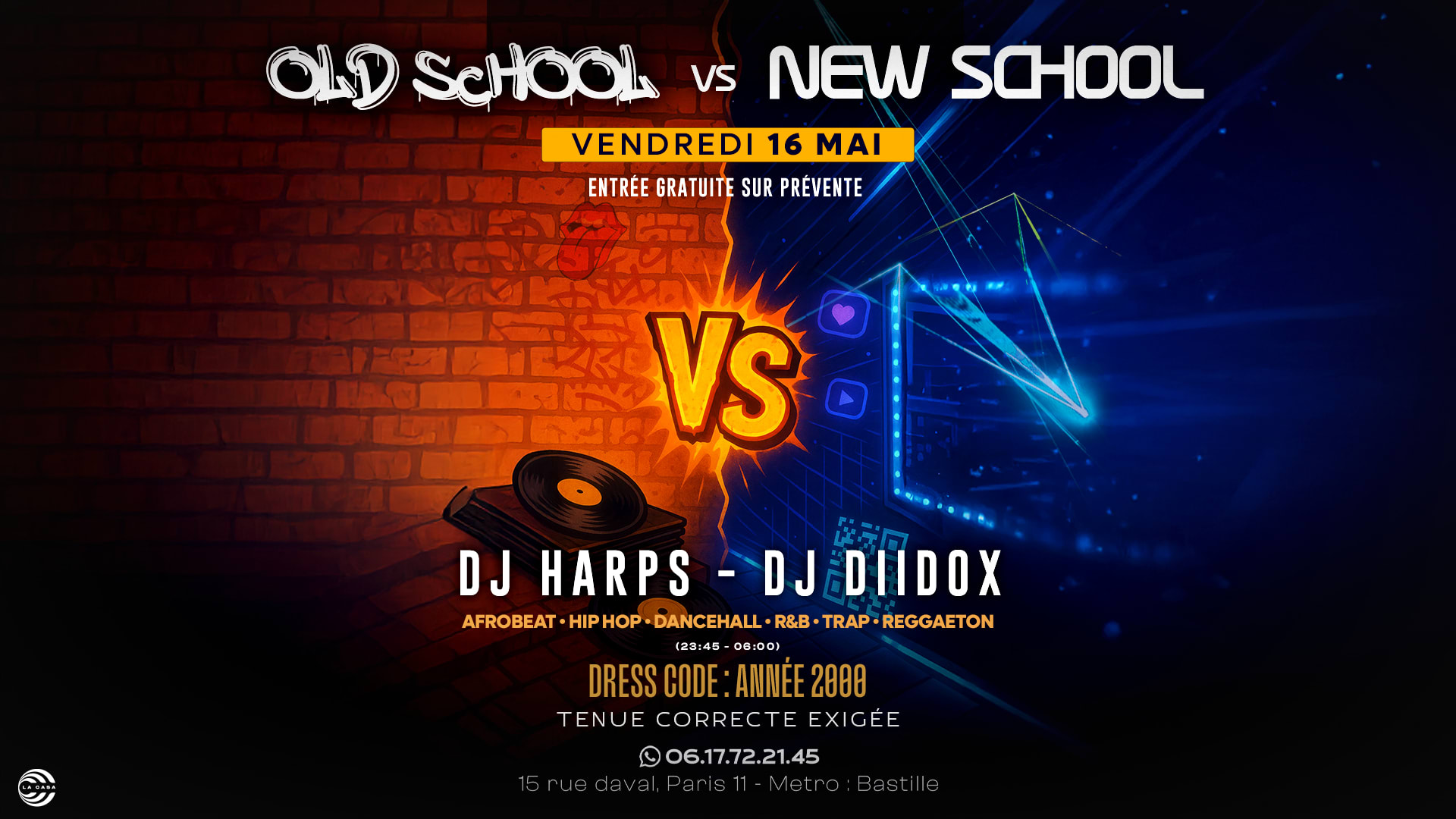 Old School Vs New School – Édition Années 2000
