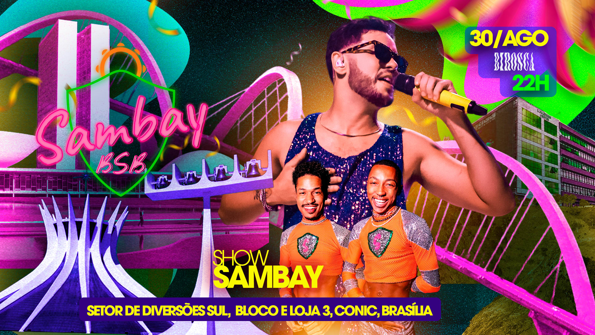 30/08: Roda Sambay - Estreia Em Brasília