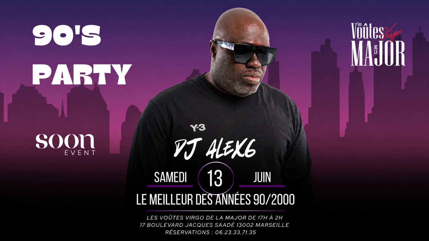 90’S Party - Dj Alex6 - Voûtes Virgo - Entrée Gratuite -