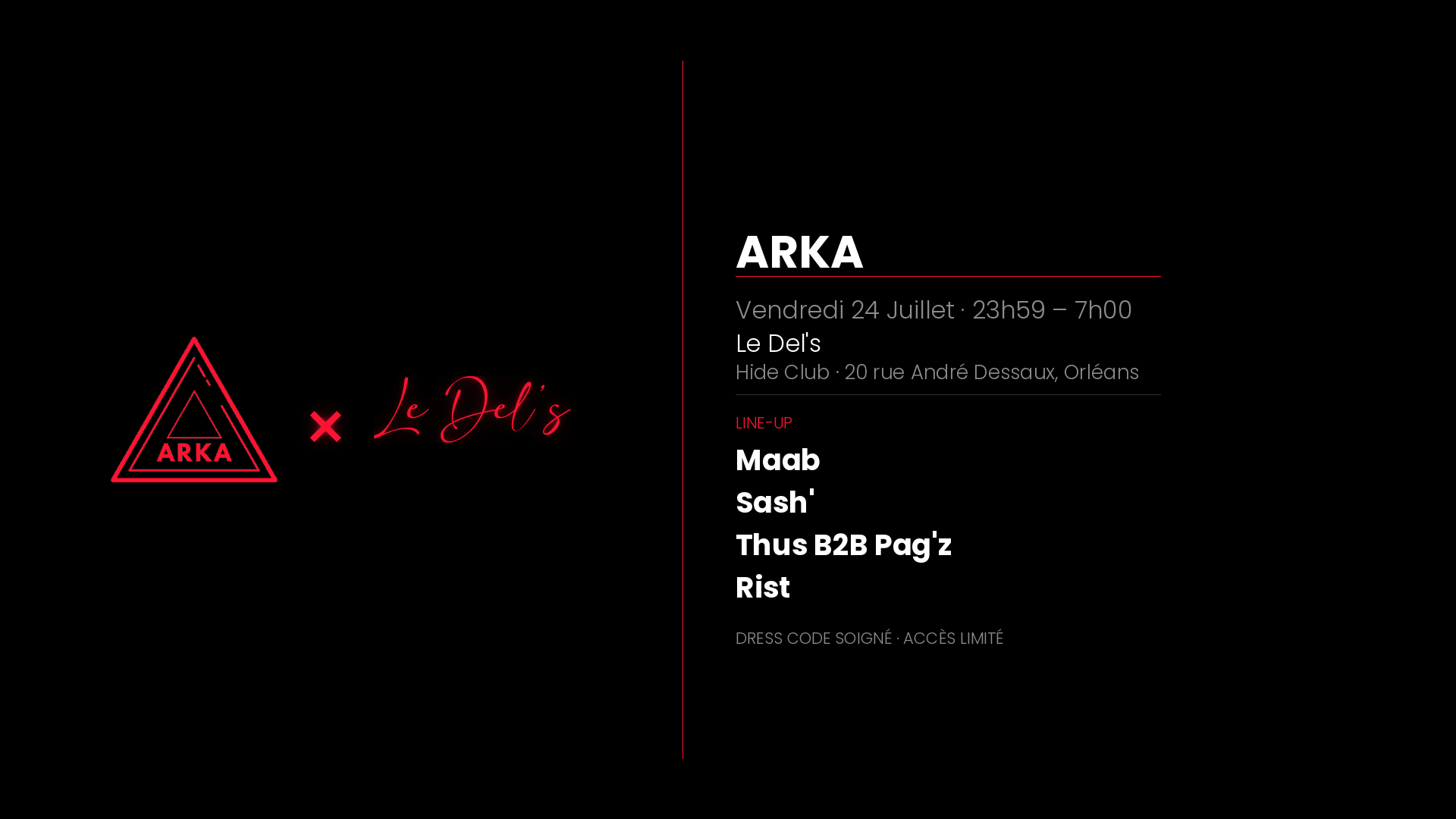 Arka X Le Del’S