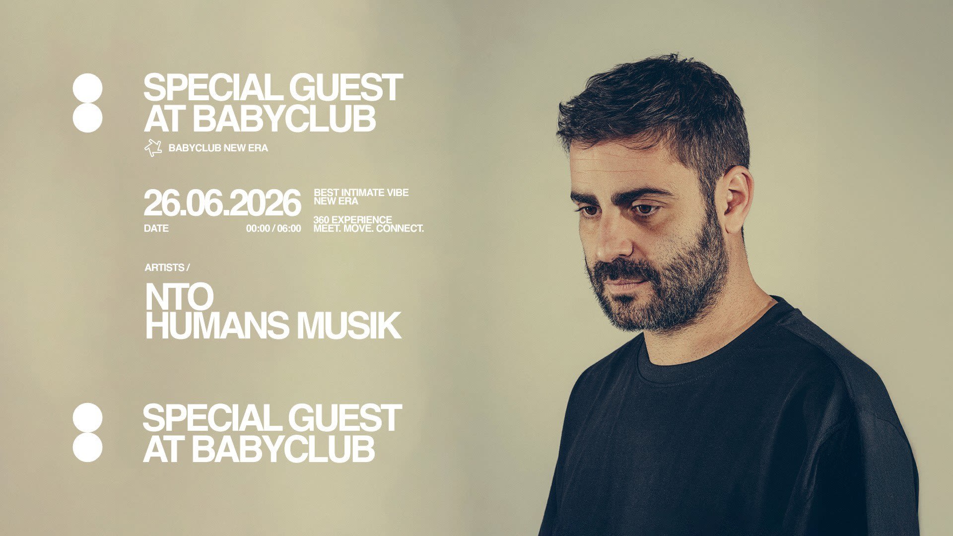 Spécial Guest At Baby Club : Nto + Humans Musik