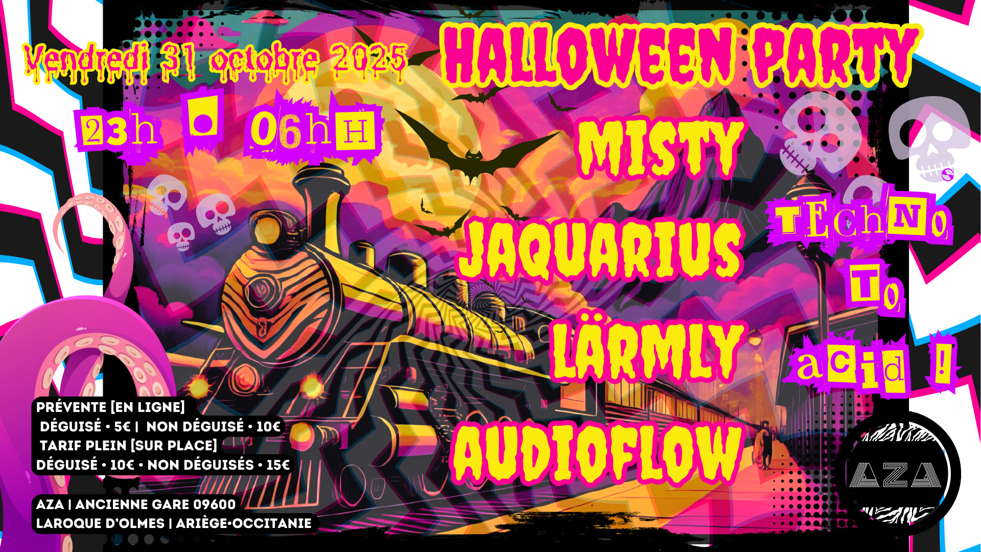 All Night Halloween Party [Jaquarius|Misty|Lärmly|Audioflow]