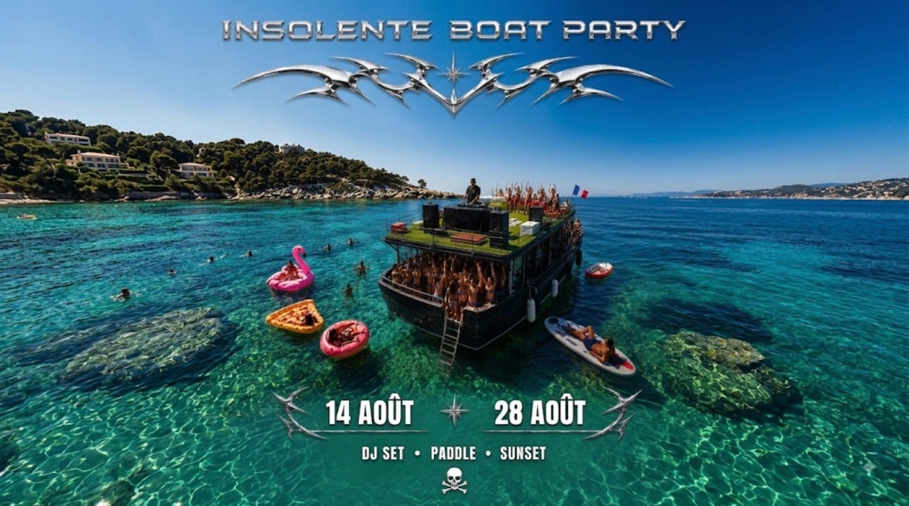 Insolente Boat Party With Dj Set