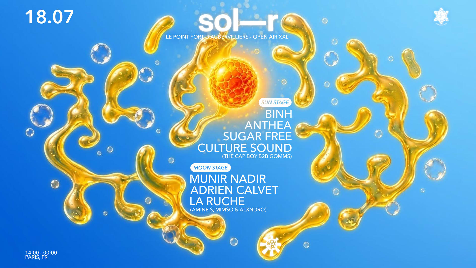 Sol-R [Open Air Xxl] : Binh, Anthea, Sugar Free, Munir Nadir