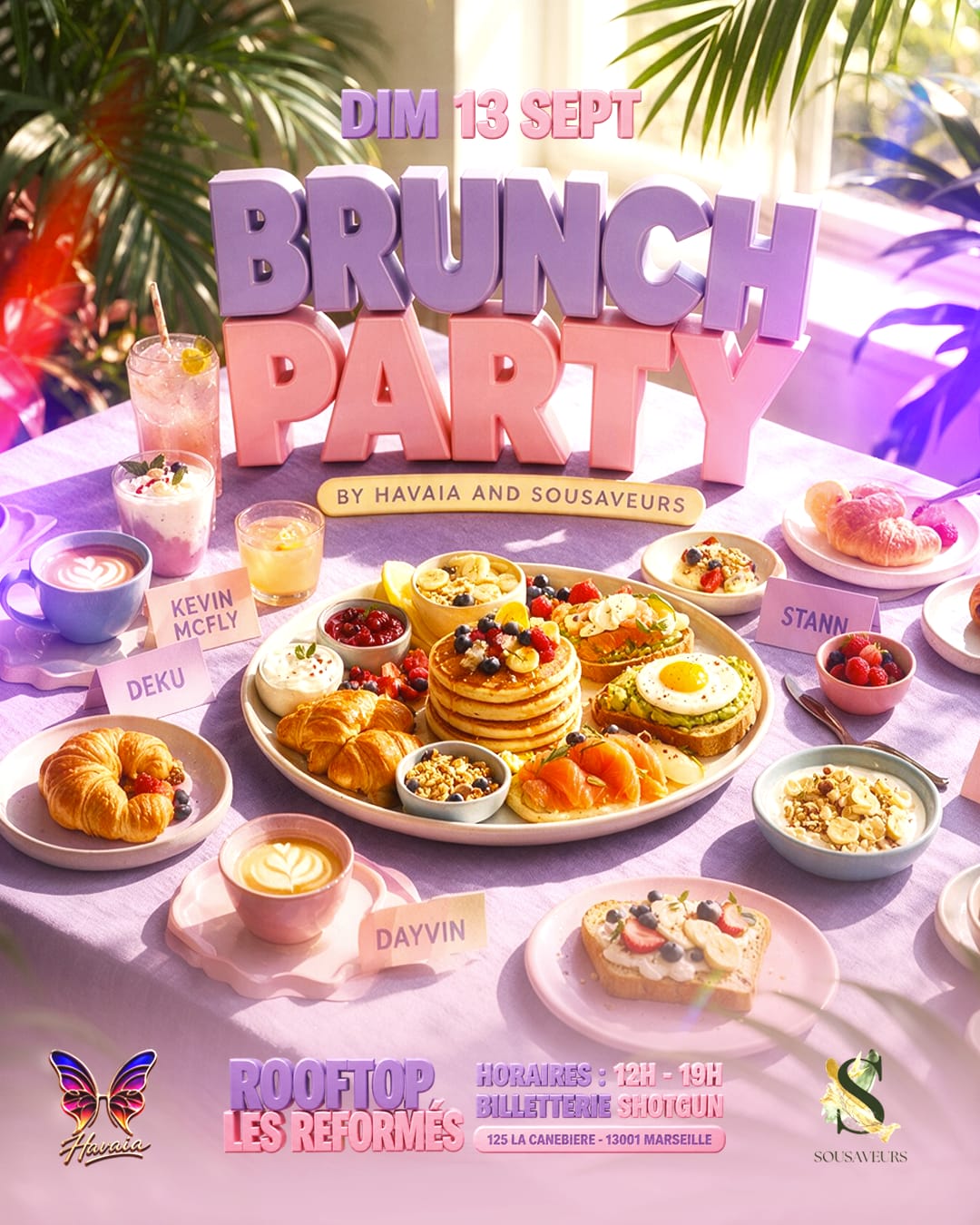 Brunch Party By Havaia X Sousaveurs
