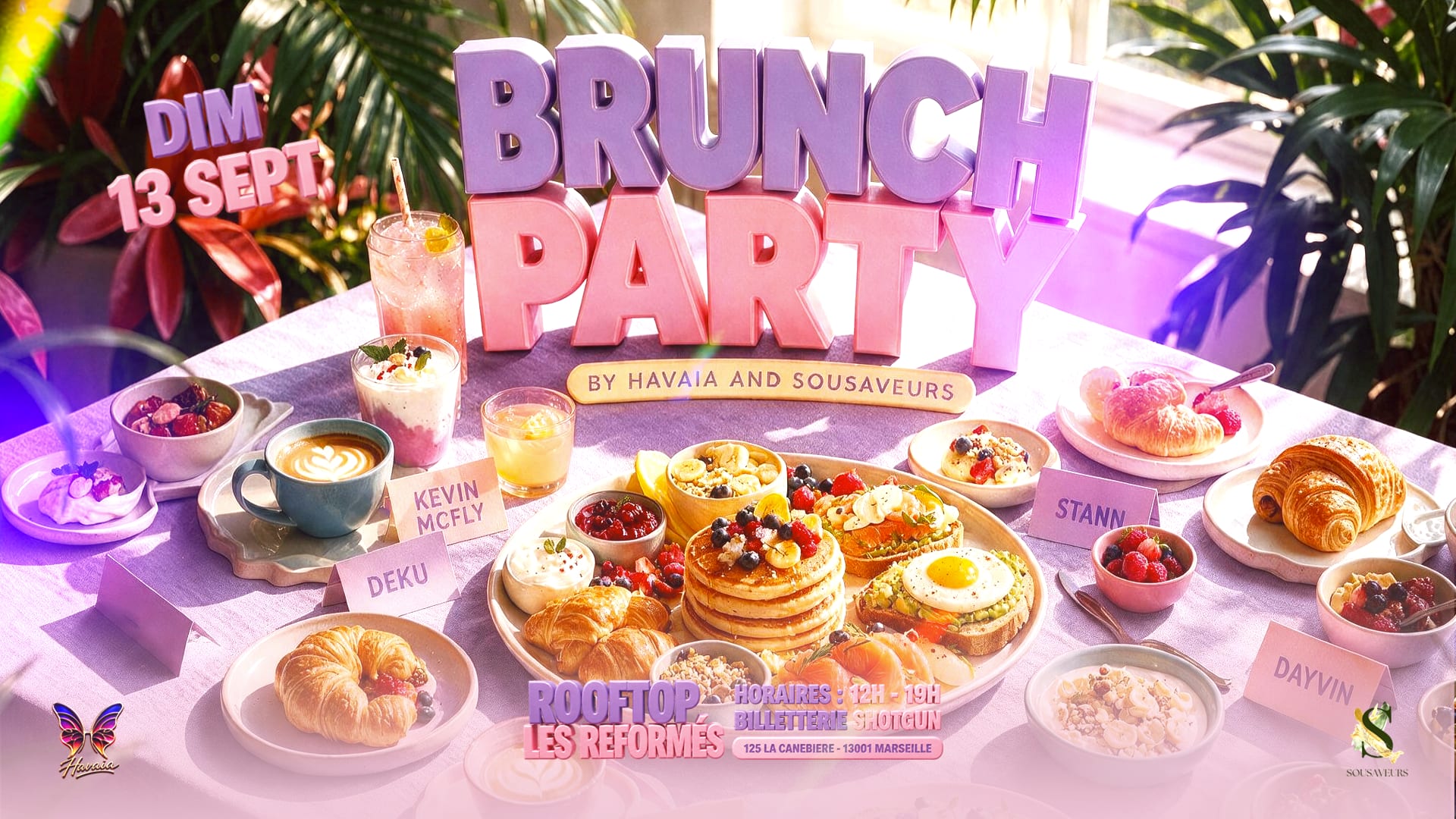 Brunch Party By Havaia X Sousaveurs