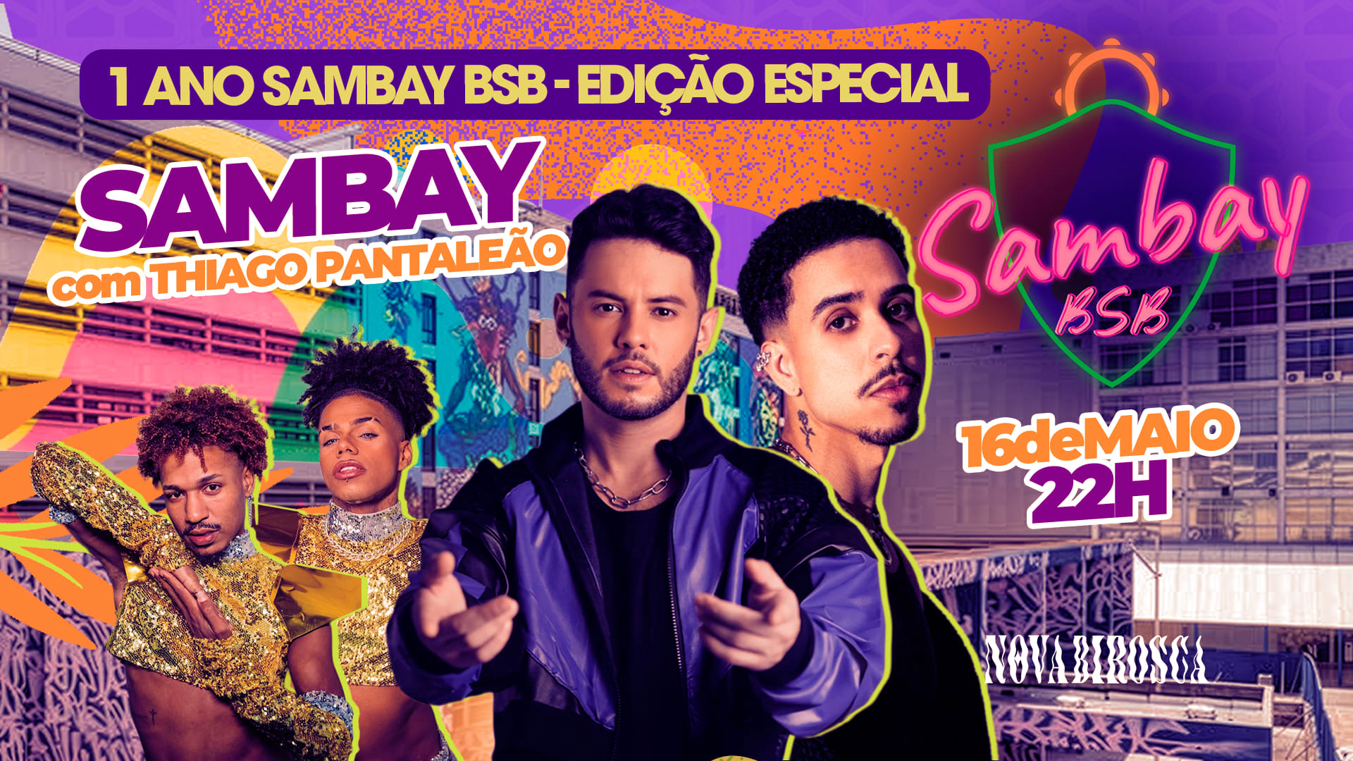 16/05: 1 Ano Sambay Bsb - Edição Especial