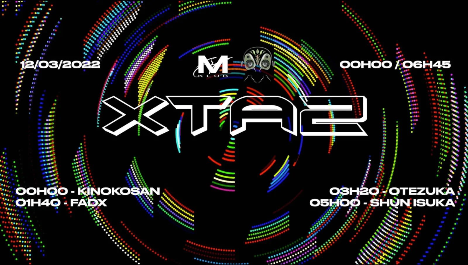 Xtaz  - 100% Psytrance - 12 Mars 22