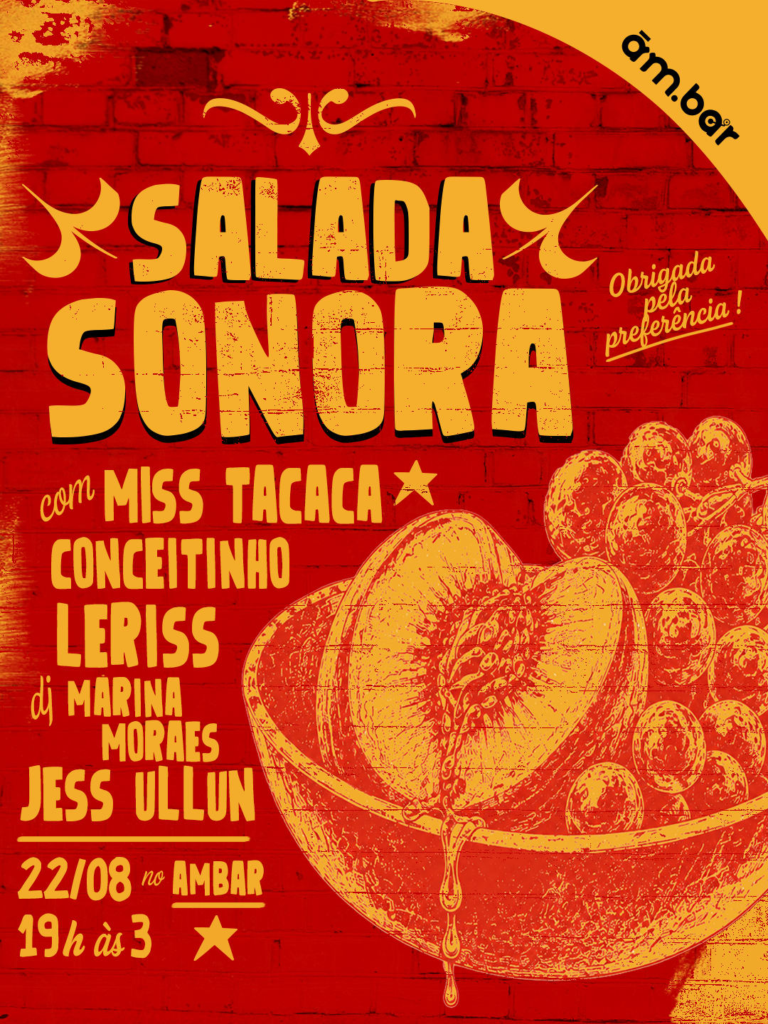 Salada Sonora Com Miss Tacacá (Am)
