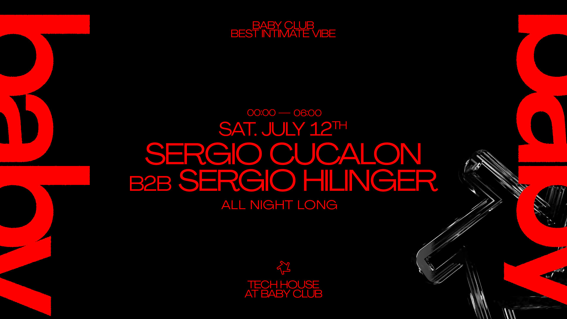 Tech House At Baby Club : Sergio Cucalon B2b Sergio Hilinger