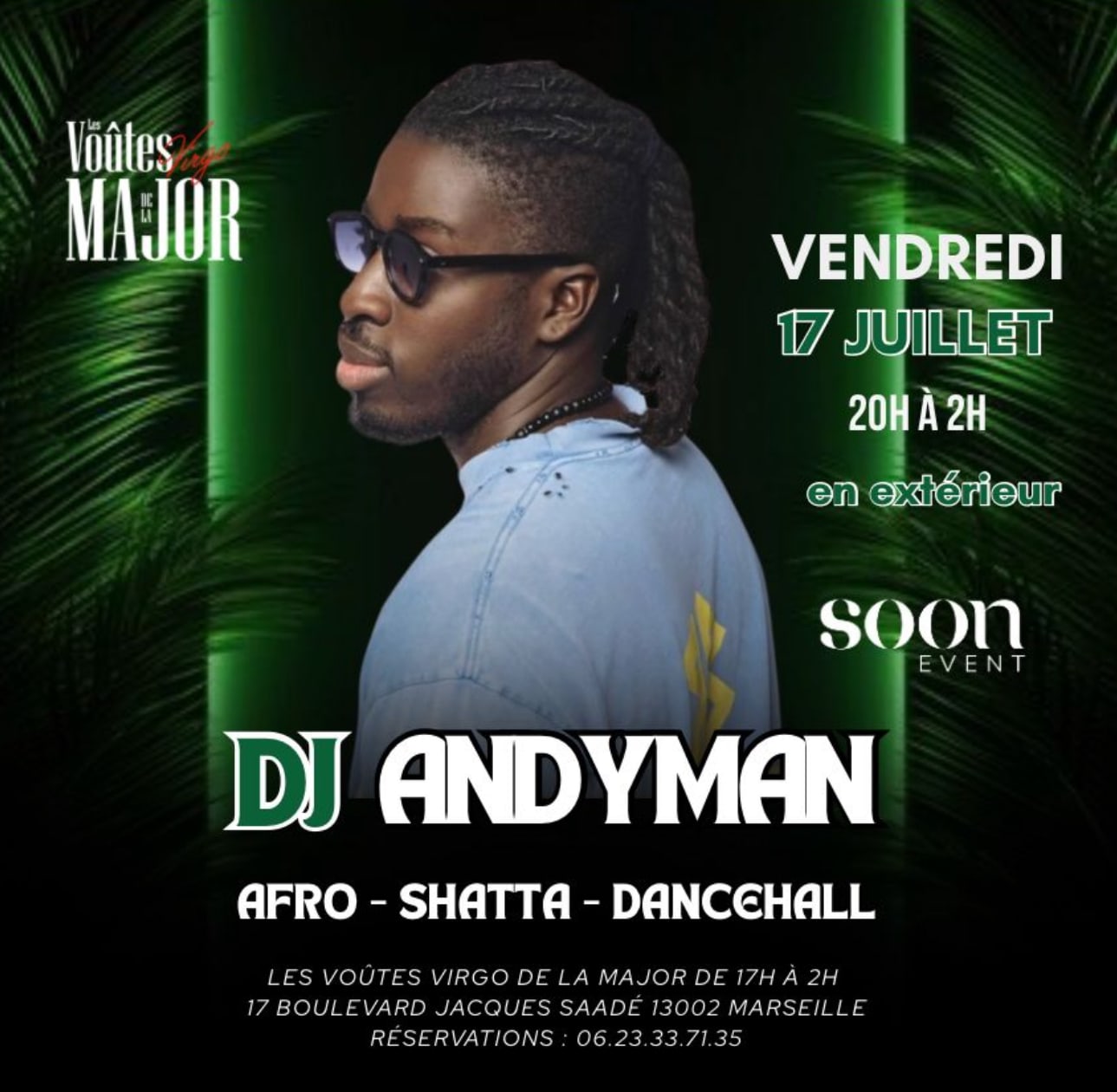 Dj Andyman - Afro Night - Réservation Prioritaire