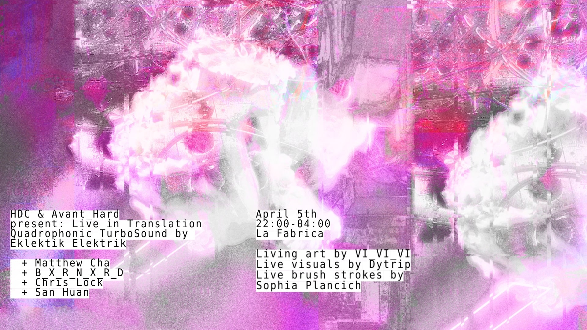 Hdc & Avant-Hard Present: Live In Translation