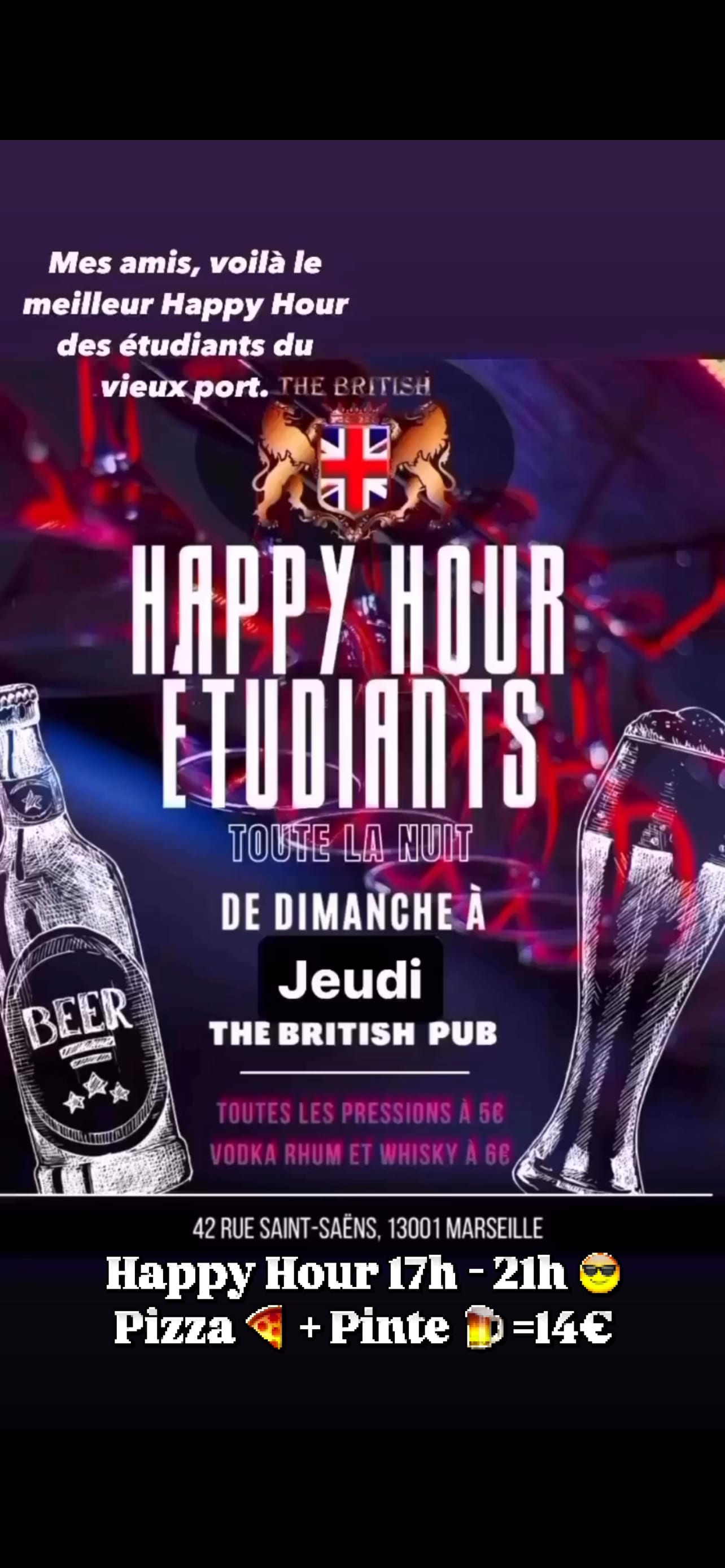 Students Party Happy Hour