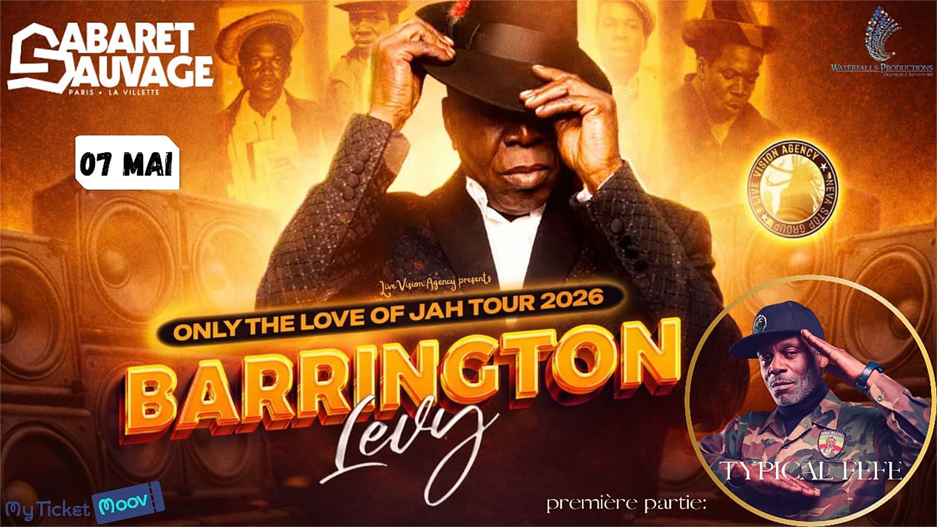 Barrington Levy En Concert – Only The Love Of Jah Tour 2026
