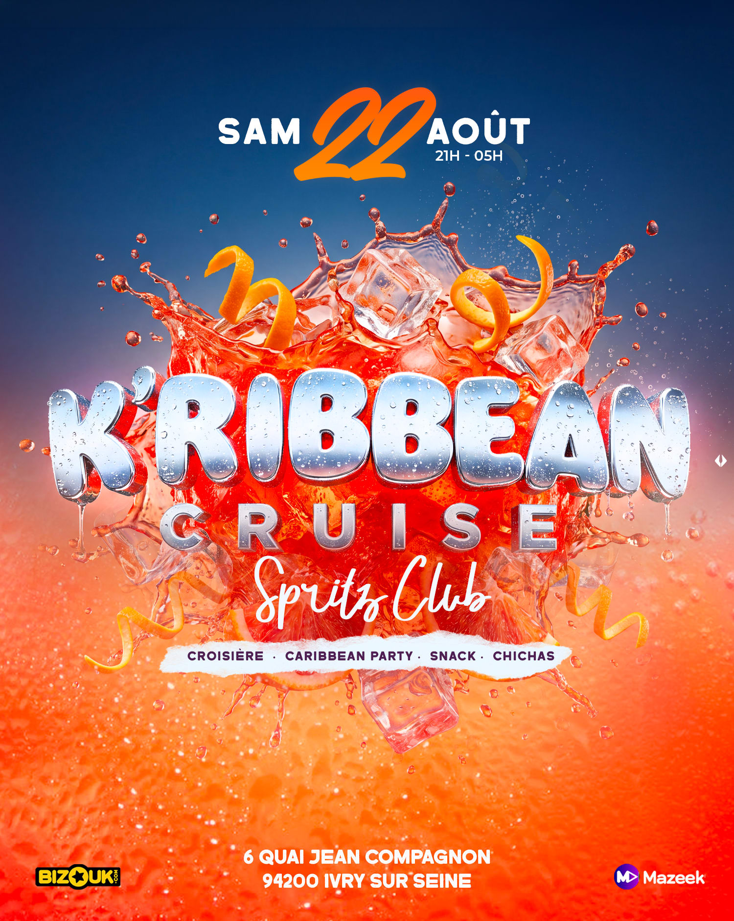 K’Ribbean Cruise | Croisière| Rooftop| Terrasse