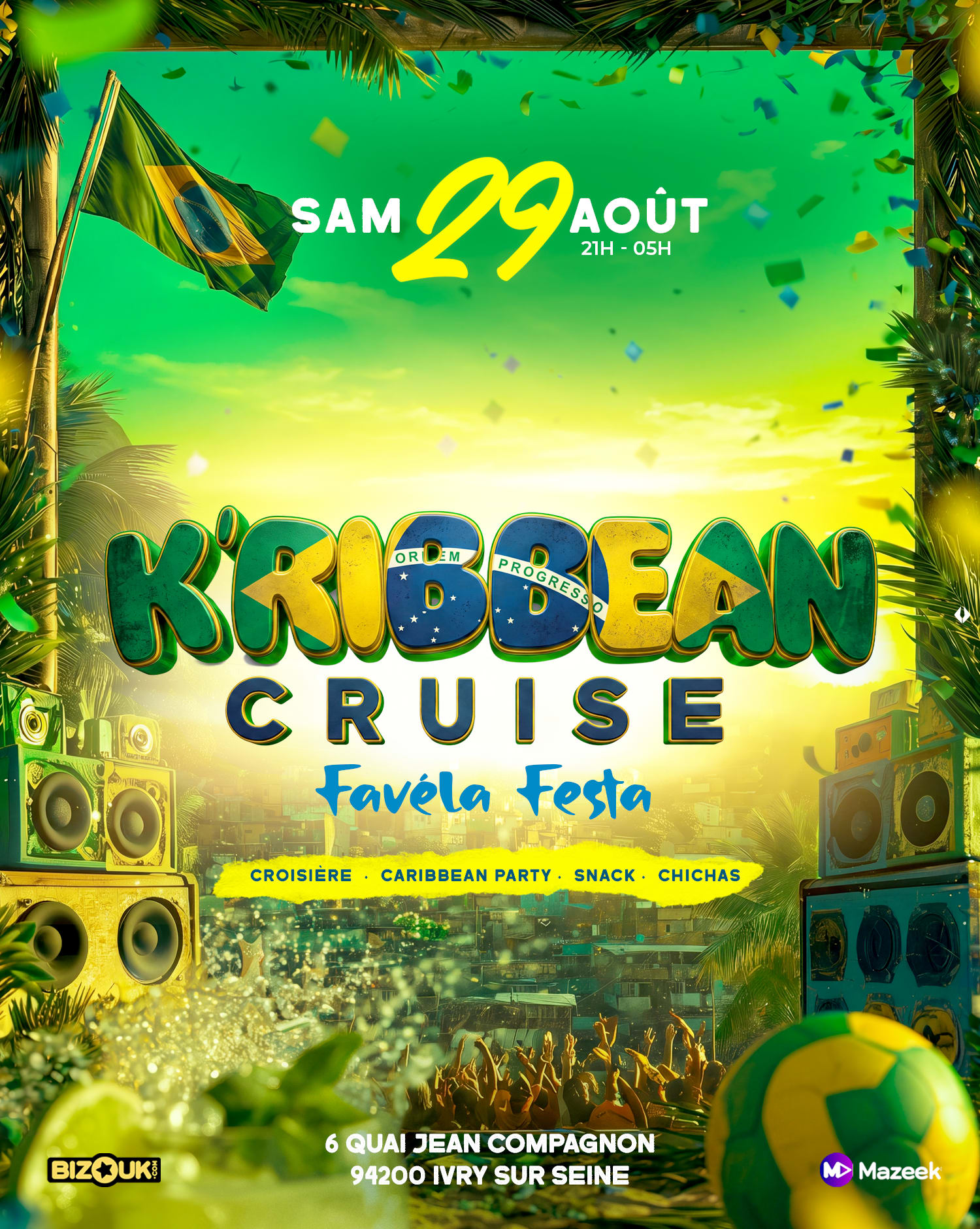 K’Ribbean Cruise | Croisière| Rooftop| Terrasse