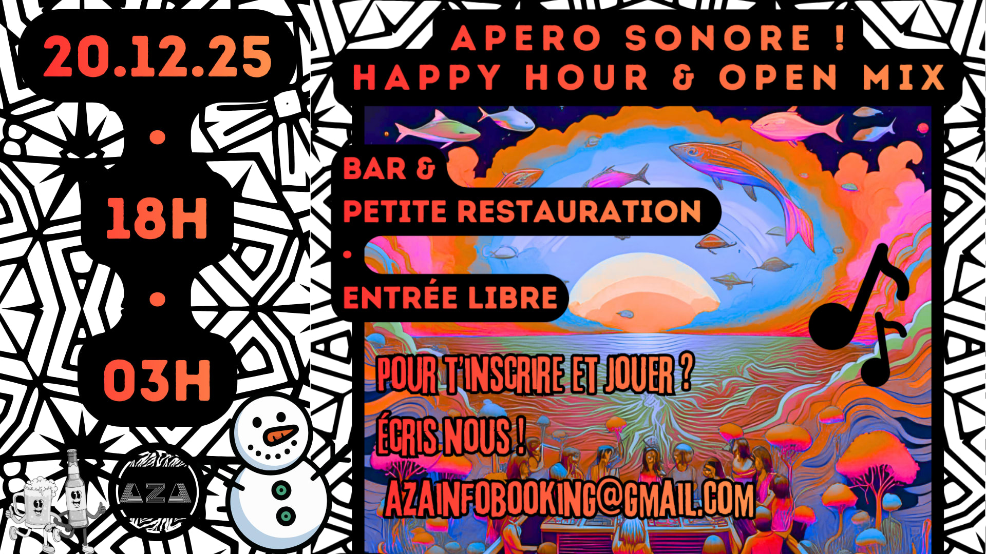 Apéro Sonore [Open Platine & Happy Hour - Gratuit]