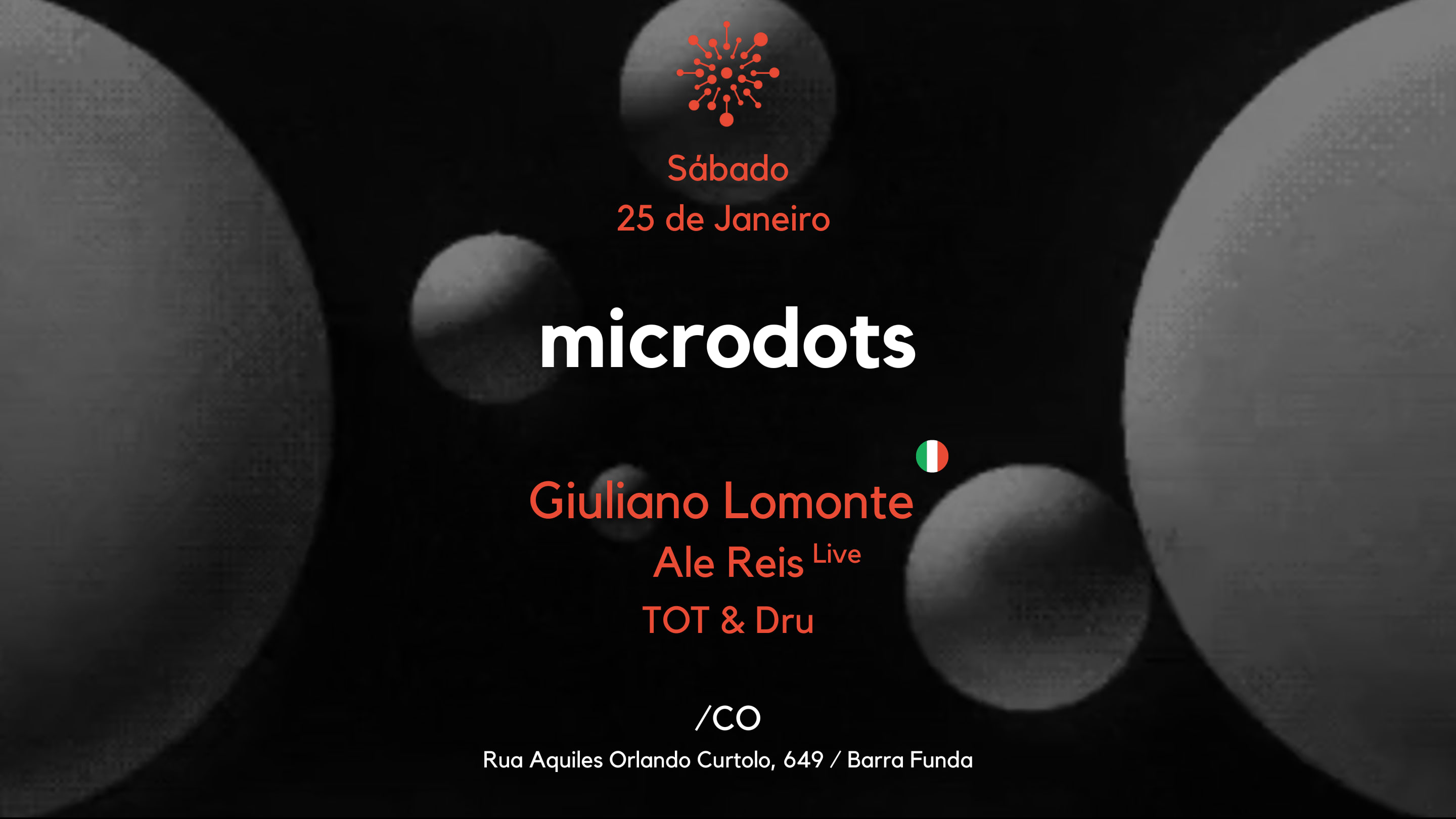 Microdots: Giuliano Lomonte, Ale Reis, Tot & Dru