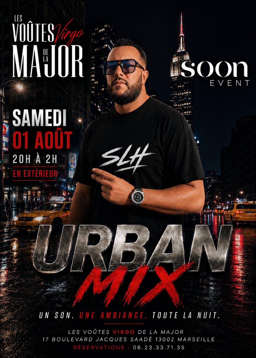 Urban MIX - Dj Slh - Entrée Gratuite