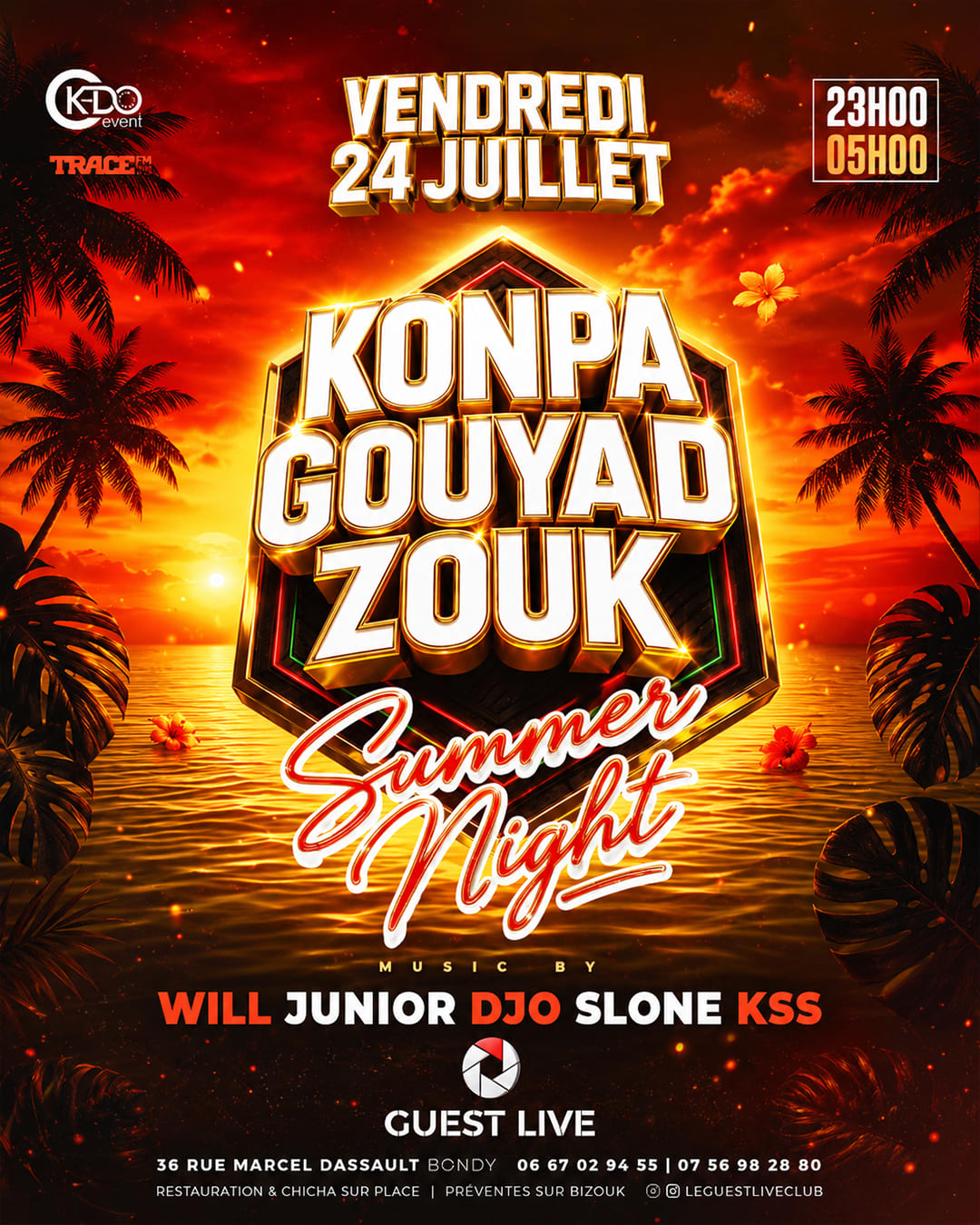 Konpa Gouyad Zouk Summer Night