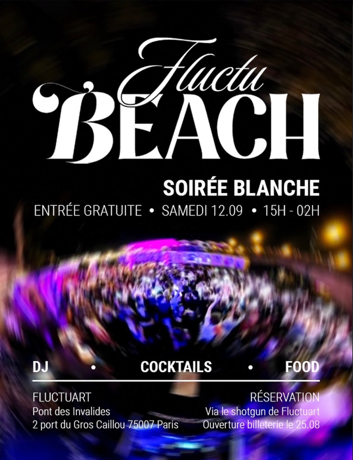 Fluctu Beach - Soirée Blanche