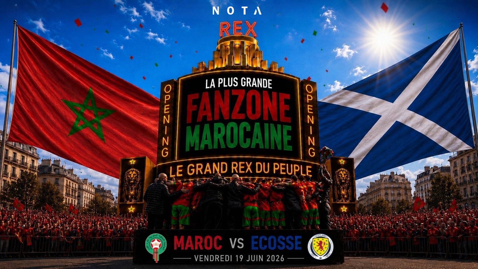 Fanzone Maroc Vs Ecosse Cdm Grand Rex