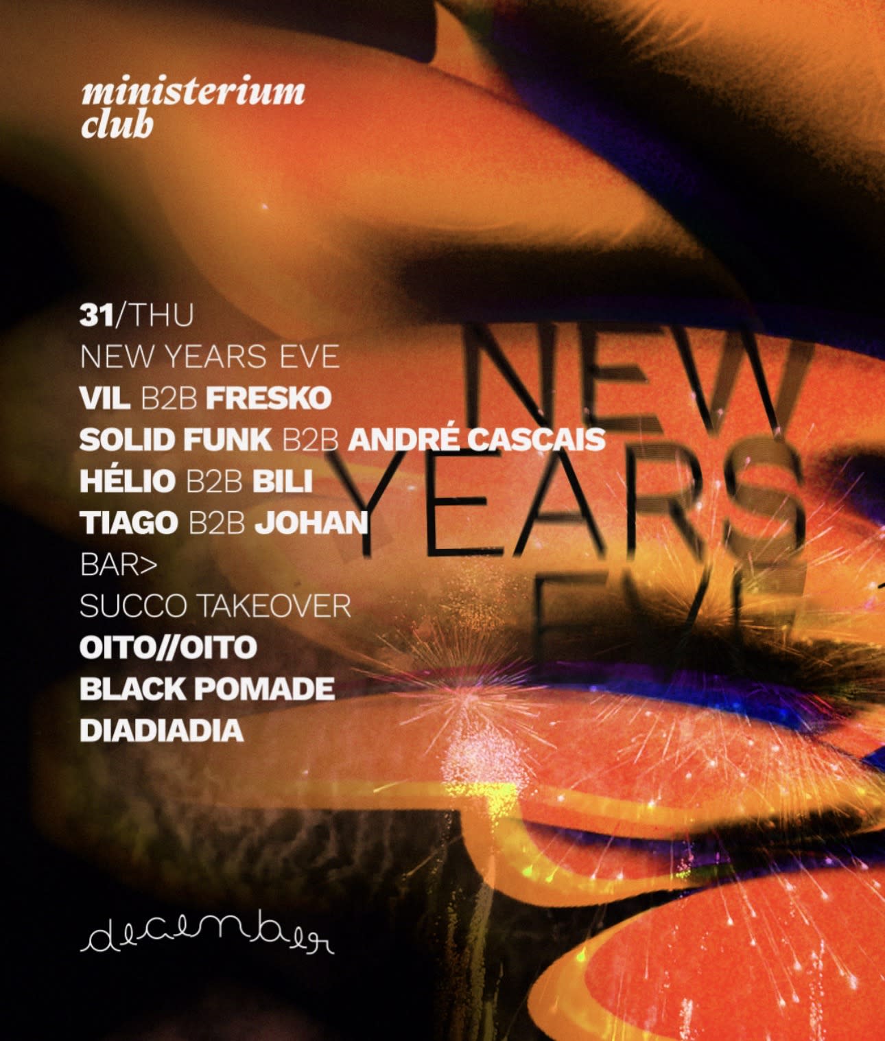 Nye W/ Vil, Solid Funk, André Cascais, Oito//Oito & More