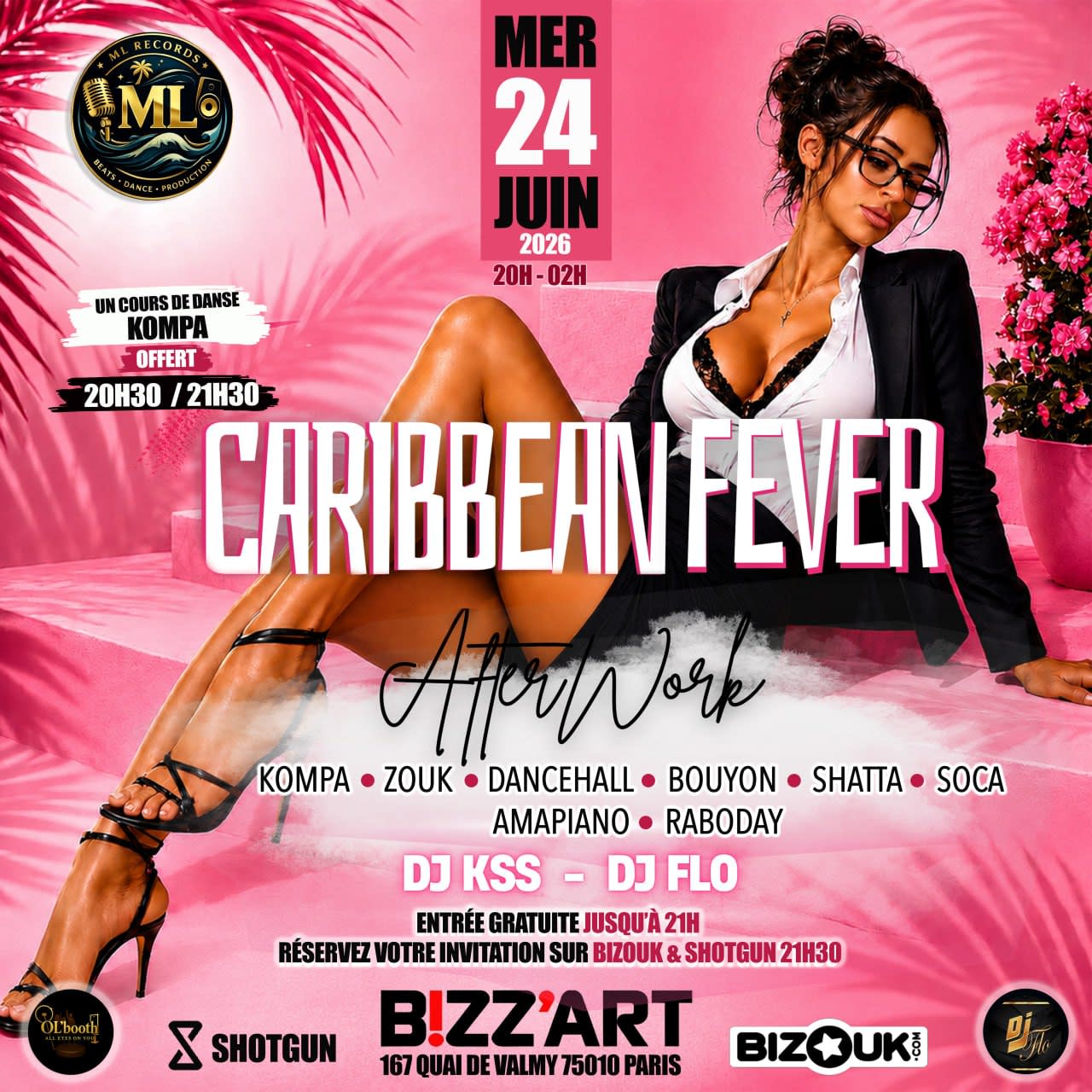 Caribbean Fever Afterwork Au Bizz’Art