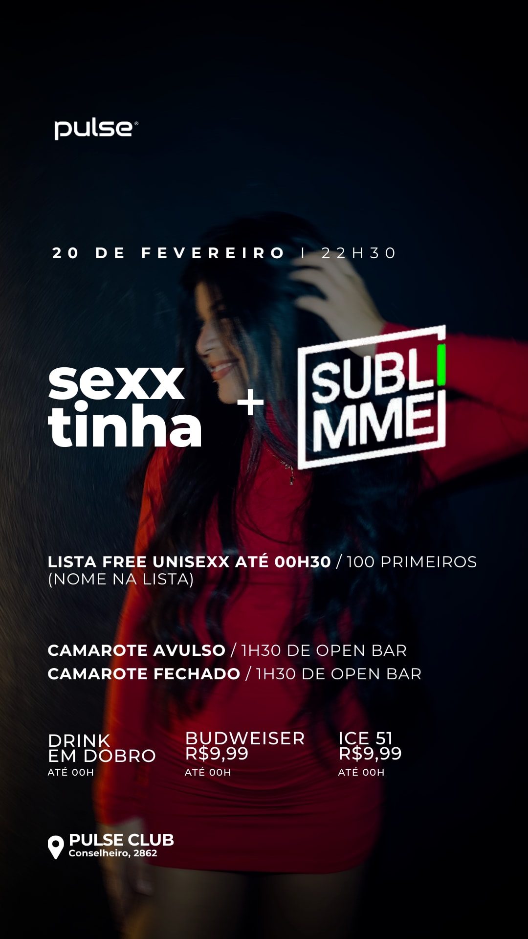 Sexxtinha + Sublimme | Pulse Club