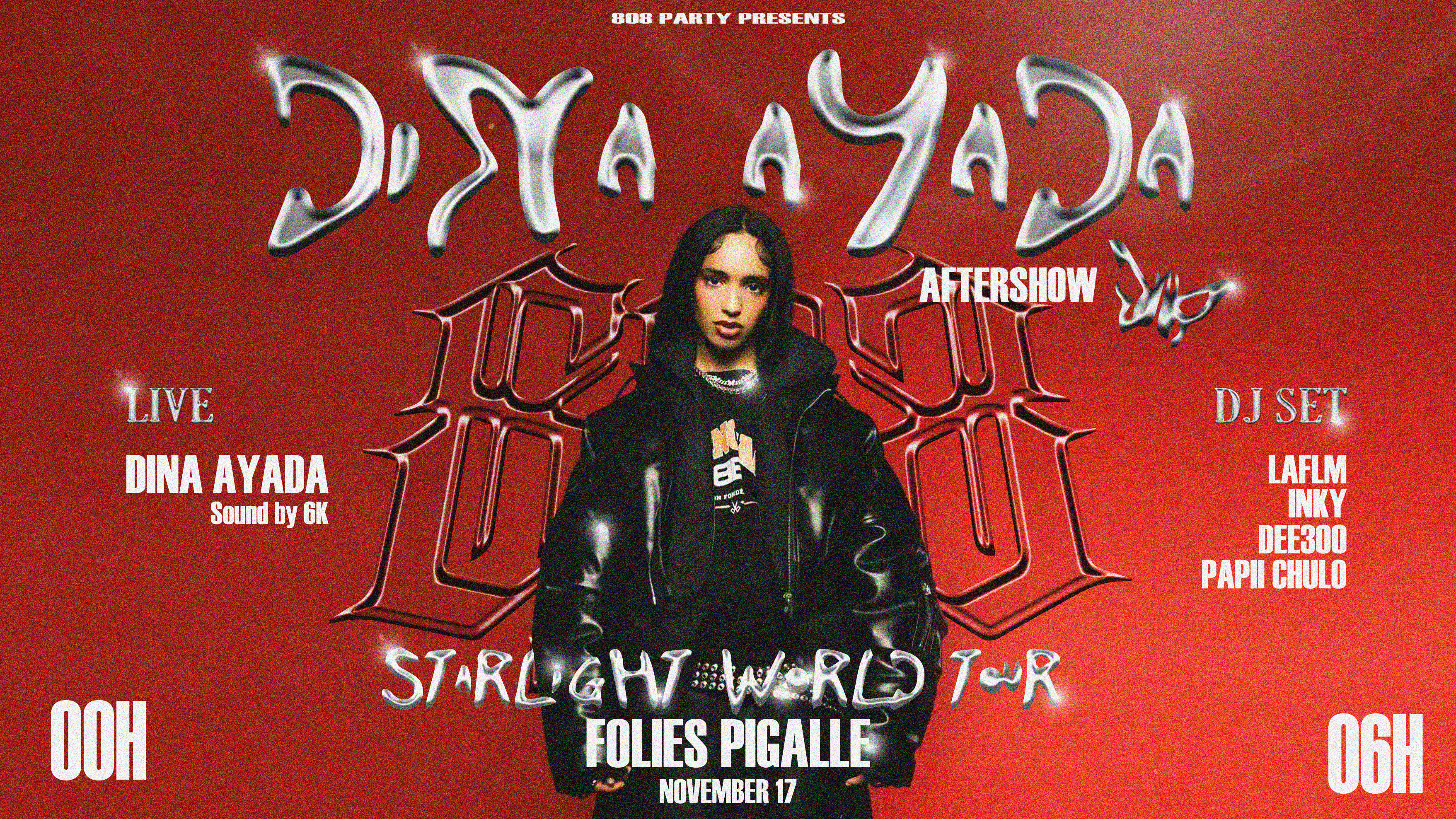 Dina Ayada Aftershow X 808 Party - Folies Pigalle